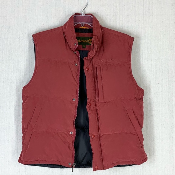 Timberland Men's Weatherproof Duck Down Insulated Full Zip Puffer Vest- Size Med - Picture 9 of 16